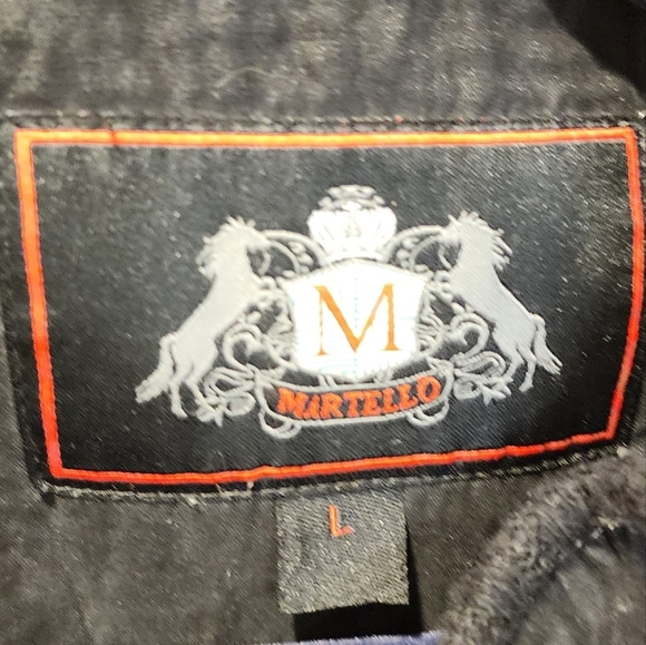 MARTELLO UOMO men's Black Jacket Size L - Picture 3 of 11